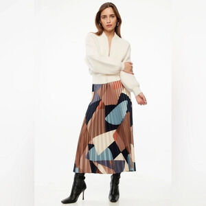 Dynamite Laure Pleated Maxi Skirt size L
